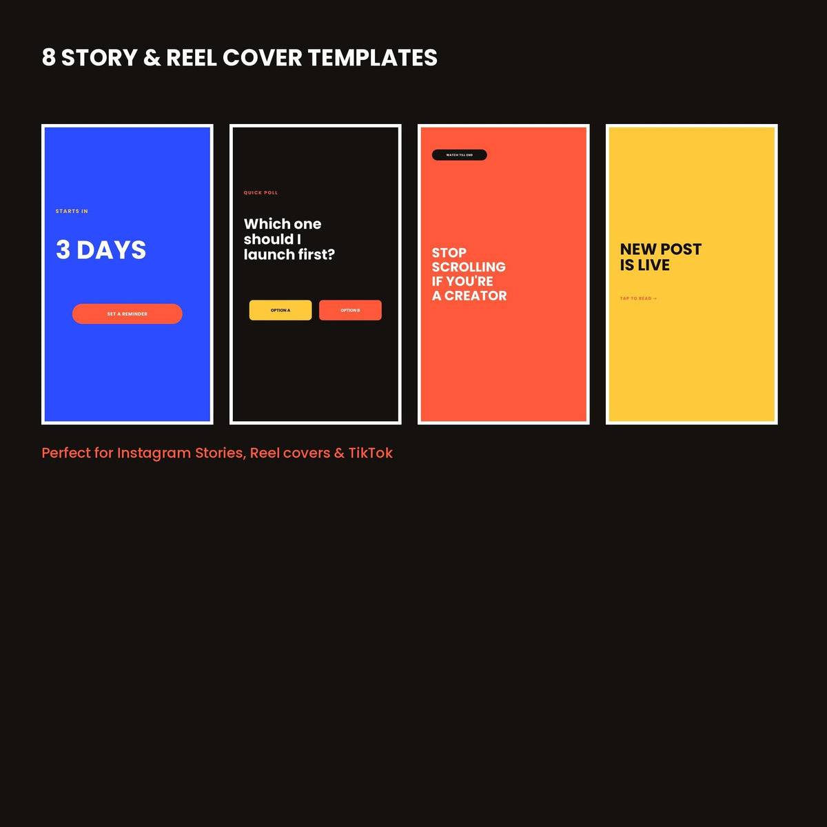 Canva Social Media Templates Bundle | Instagram Template Canva | Social Media Posts, Stories, Pinterest, LinkedIn | Bold
