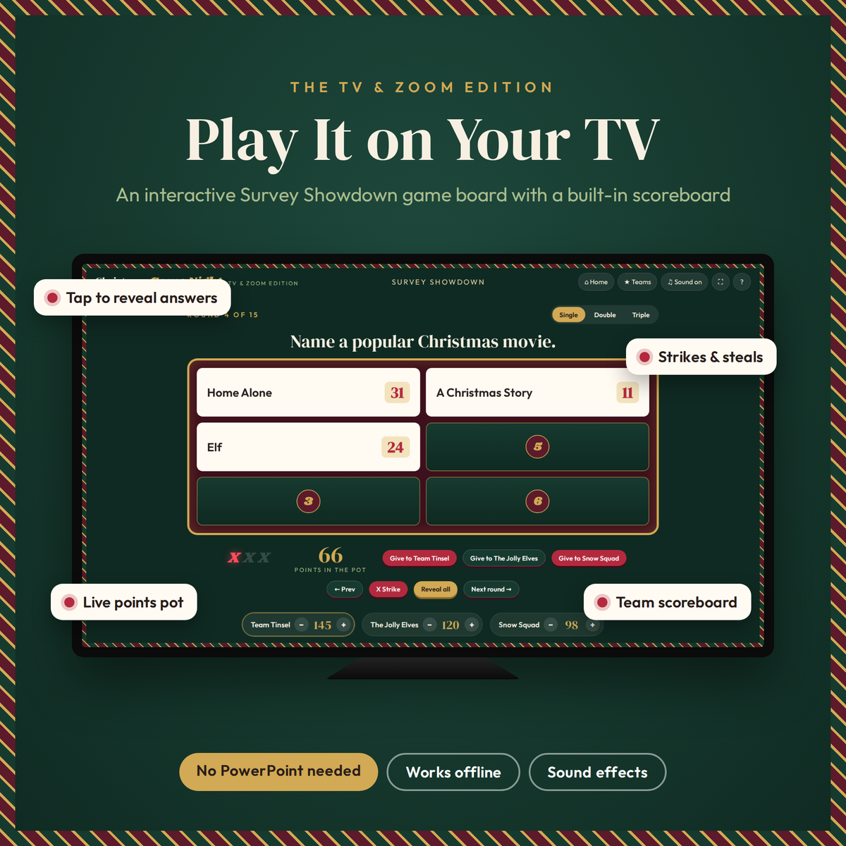 Christmas Party Games for Adults, Christmas Game Bundle, Printable and TV Zoom Edition, Office Party Games, Family Trivia and Bingo