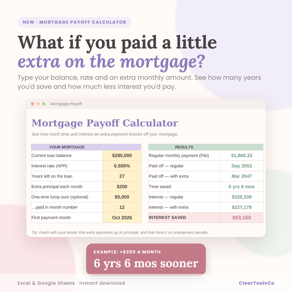 Debt Payoff Tracker Excel & Google Sheets, Debt Snowball Avalanche Spreadsheet, Credit Card Payoff, Debt Free Planner, Mortgage Calculator