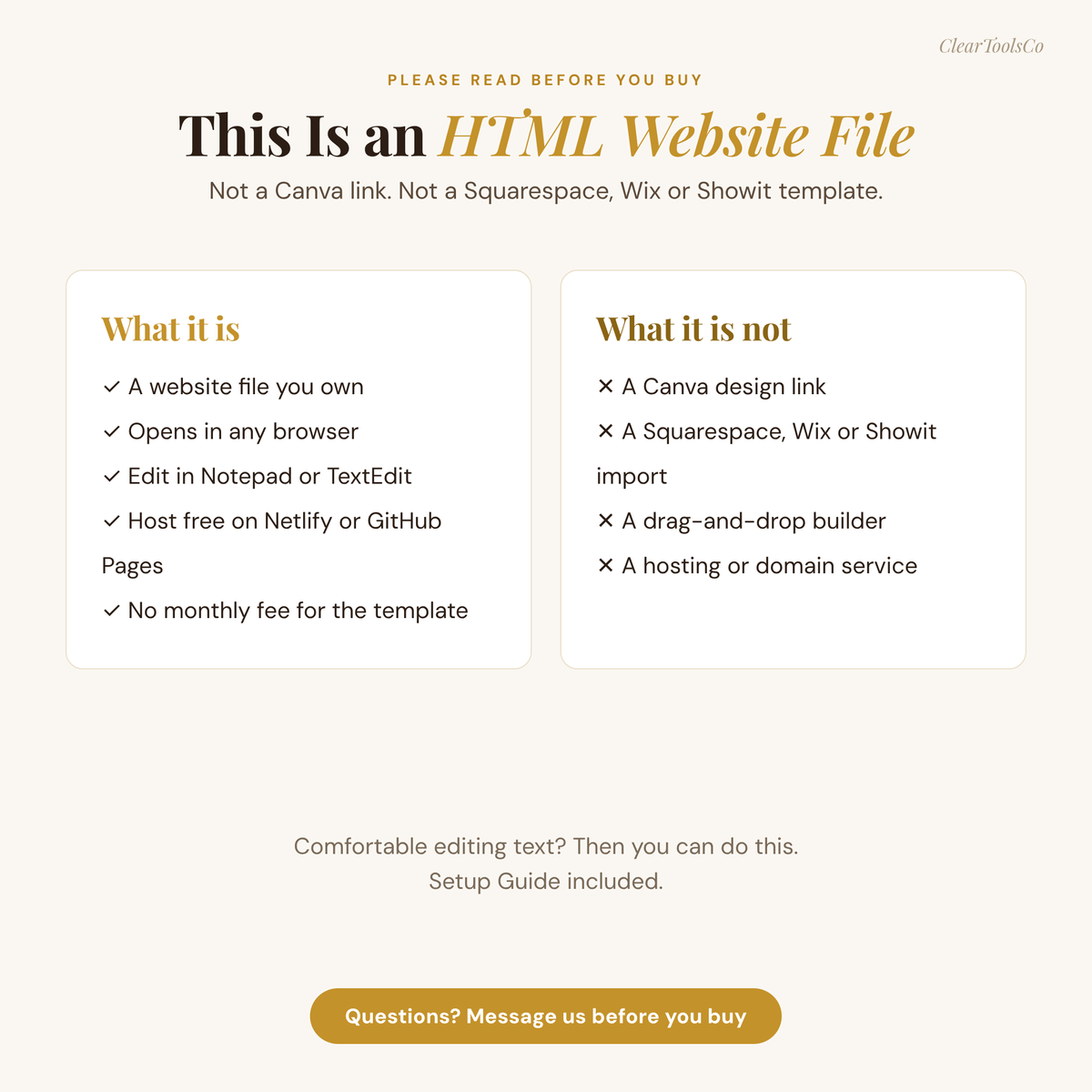 Coaching Website Template | HTML Life Coach Website + Opt-In & Thank-You Pages | For Coaches, Therapists, Consultants | No Monthly Fee