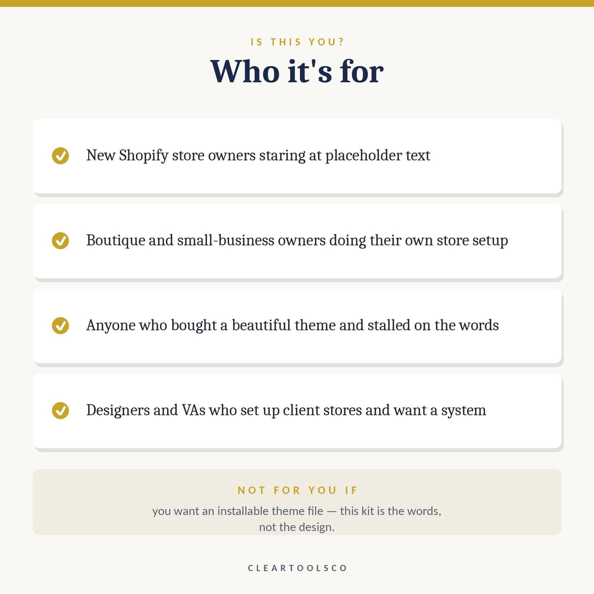 Shopify Website Copy Kit | Product Page & Homepage Copy | Done-for-You Ecommerce Website Copy | Shopify Copywriting Temp