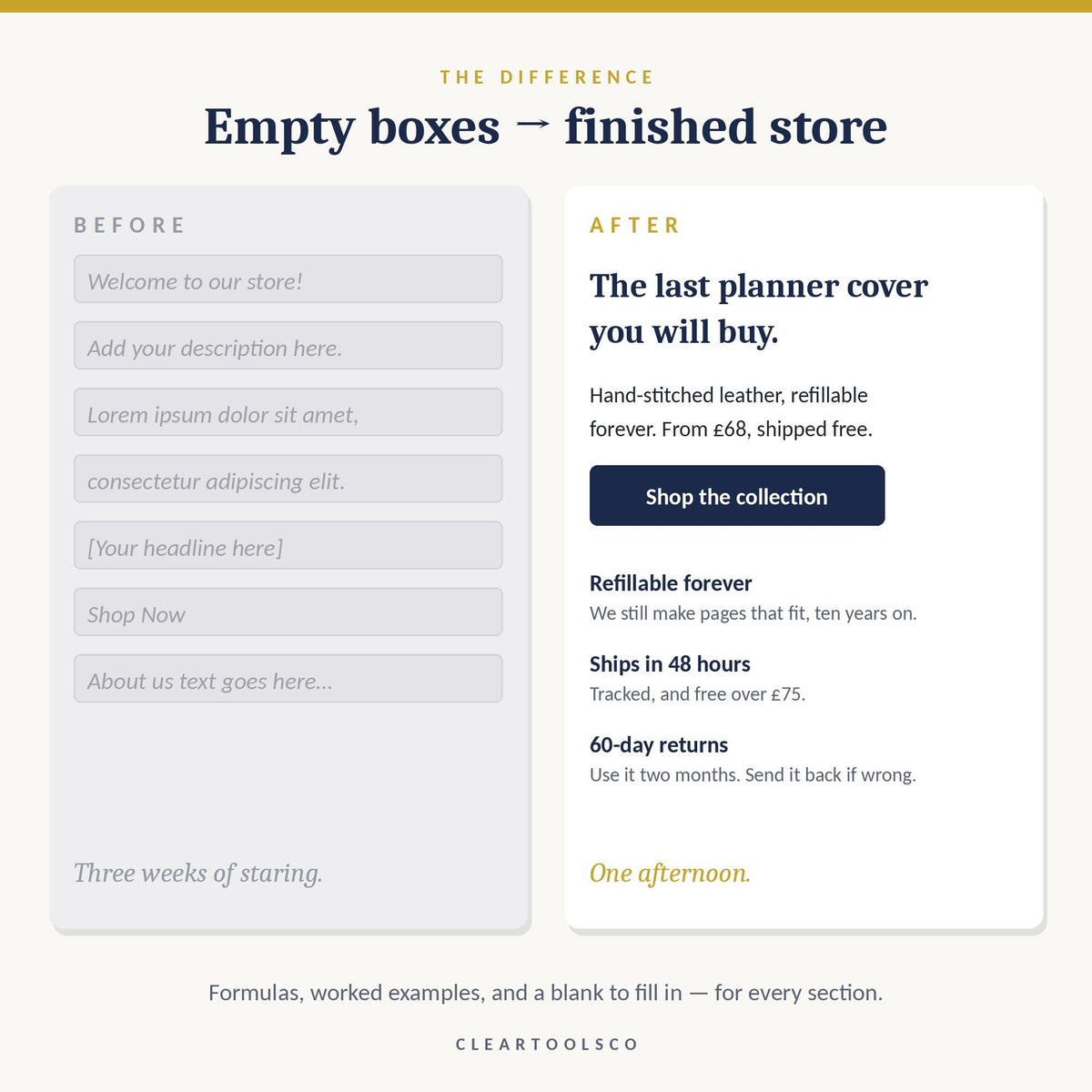 Shopify Website Copy Kit | Product Page & Homepage Copy | Done-for-You Ecommerce Website Copy | Shopify Copywriting Temp