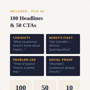 Coach & Creator Copy Bundle +Lead Magnet + Ecommerce Emails + Copywriting Swipe File + Coaching Copy + Coaching HTML Tem