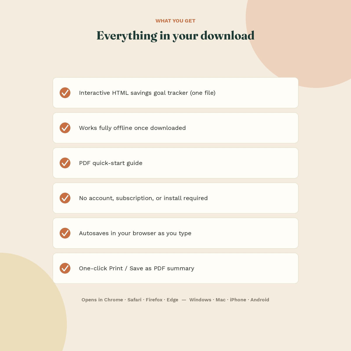 Savings Goal Tracker App, Interactive Savings Planner Multiple Goals, Digital Money Tracker, Emergency Fund Budget Plann