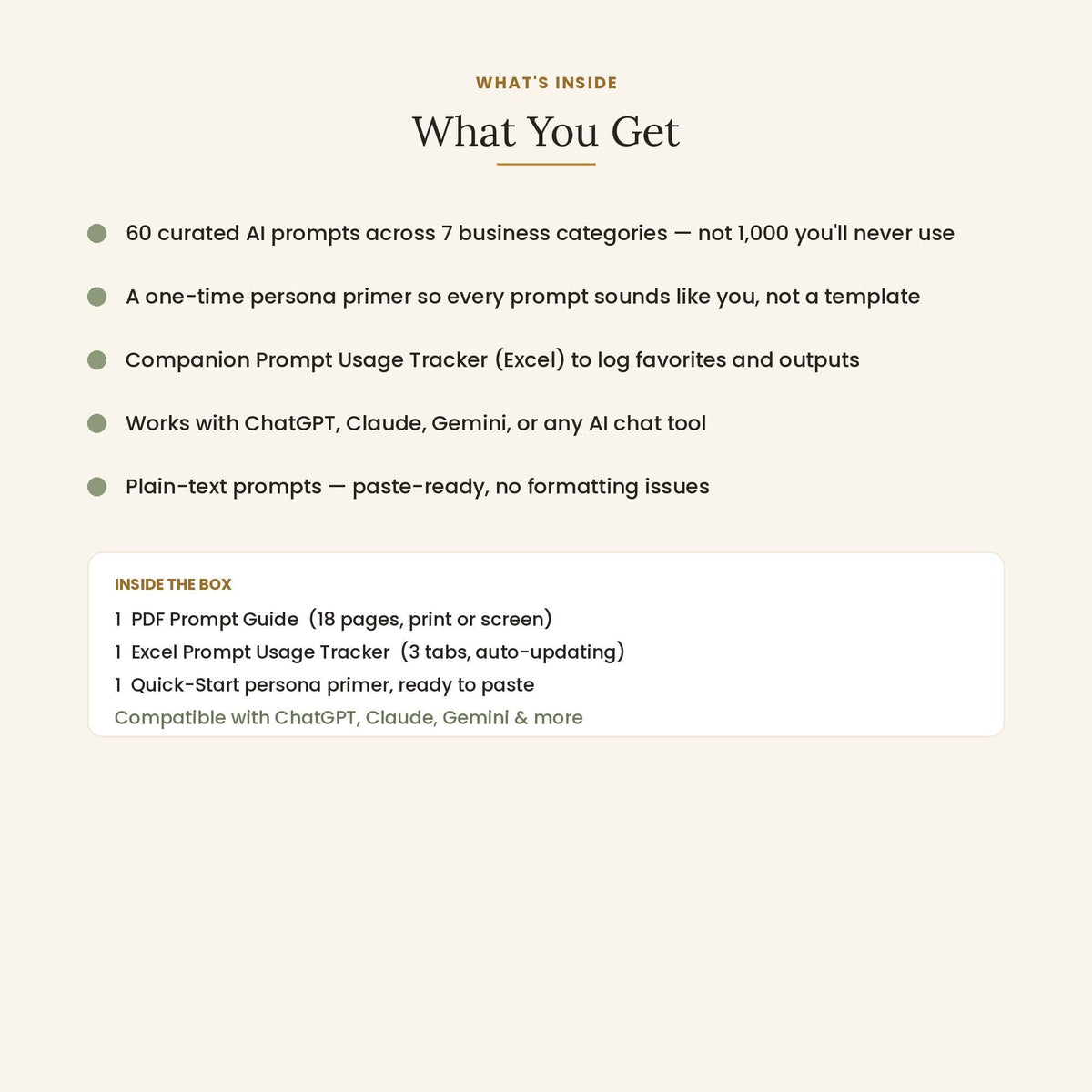 AI Prompt Pack for Coaches and Consultants| ChatGPT Prompts for Client Sessions, Proposals, Content| Business Prompt Vau