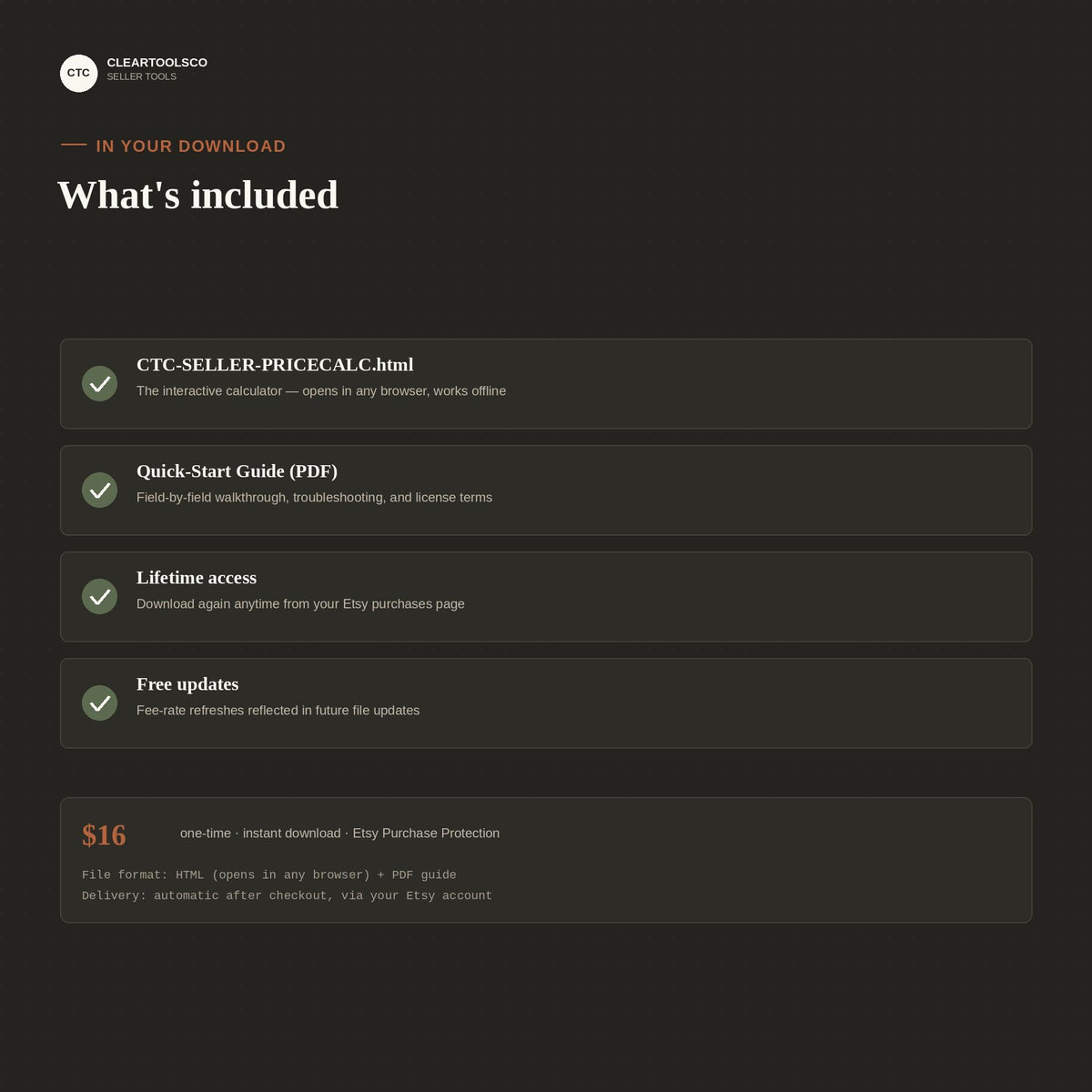 The Real Payout: Interactive Etsy Pricing and Profit Calculator, Fee Calculator Tool, Digital Download Shop Price Planne