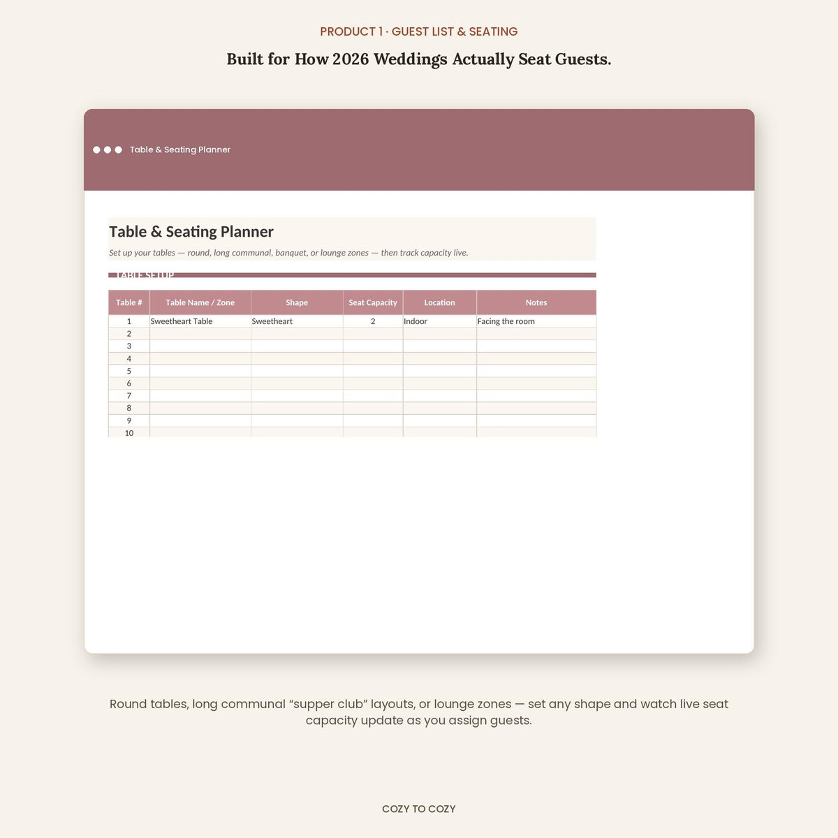 Wedding Planning Bundle | Budget Spreadsheet + Guest List Seating Chart + Day Timeline | Editable Excel Google Sheets