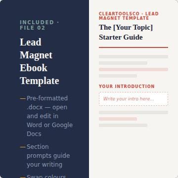 Coach & Creator Copy Bundle +Lead Magnet + Ecommerce Emails + Copywriting Swipe File + Coaching Copy + Coaching HTML Tem