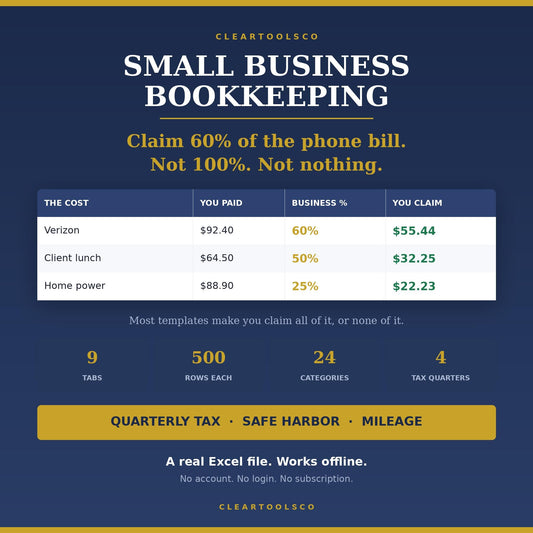 Small Business Bookkeeping Spreadsheet, Small Business Expense Tracker, Income and Expense Tracker Excel, Google Sheets 