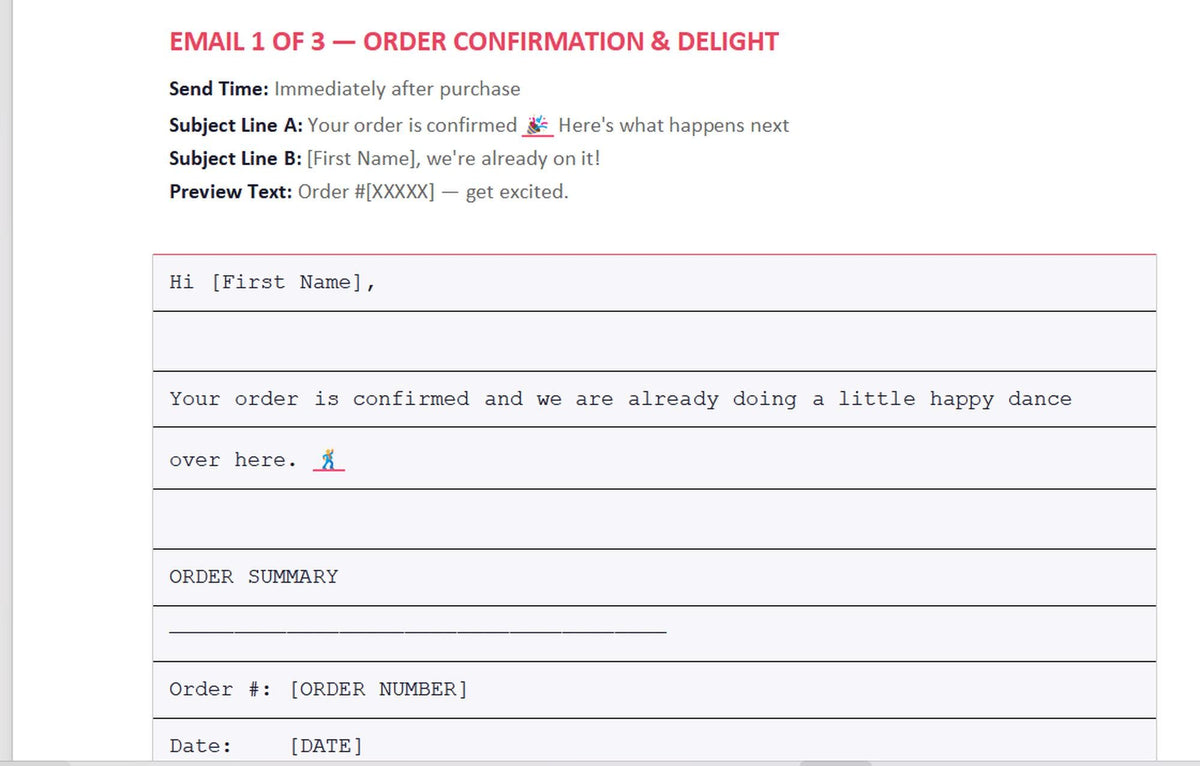 Email Marketing Templates | Ecommerce Email Sequence Kit | Abandoned Cart Welcome Win-Back Flash Sale | Shopify Klaviyo