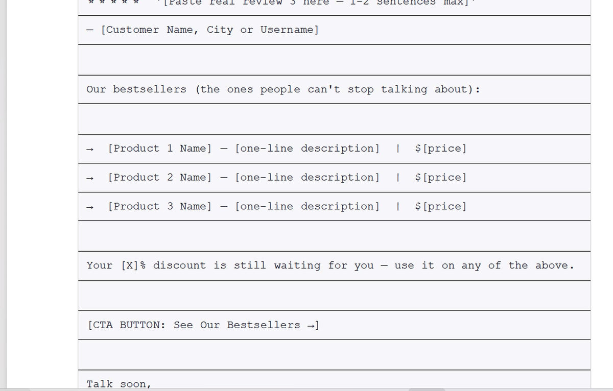Email Marketing Templates | Ecommerce Email Sequence Kit | Abandoned Cart Welcome Win-Back Flash Sale | Shopify Klaviyo