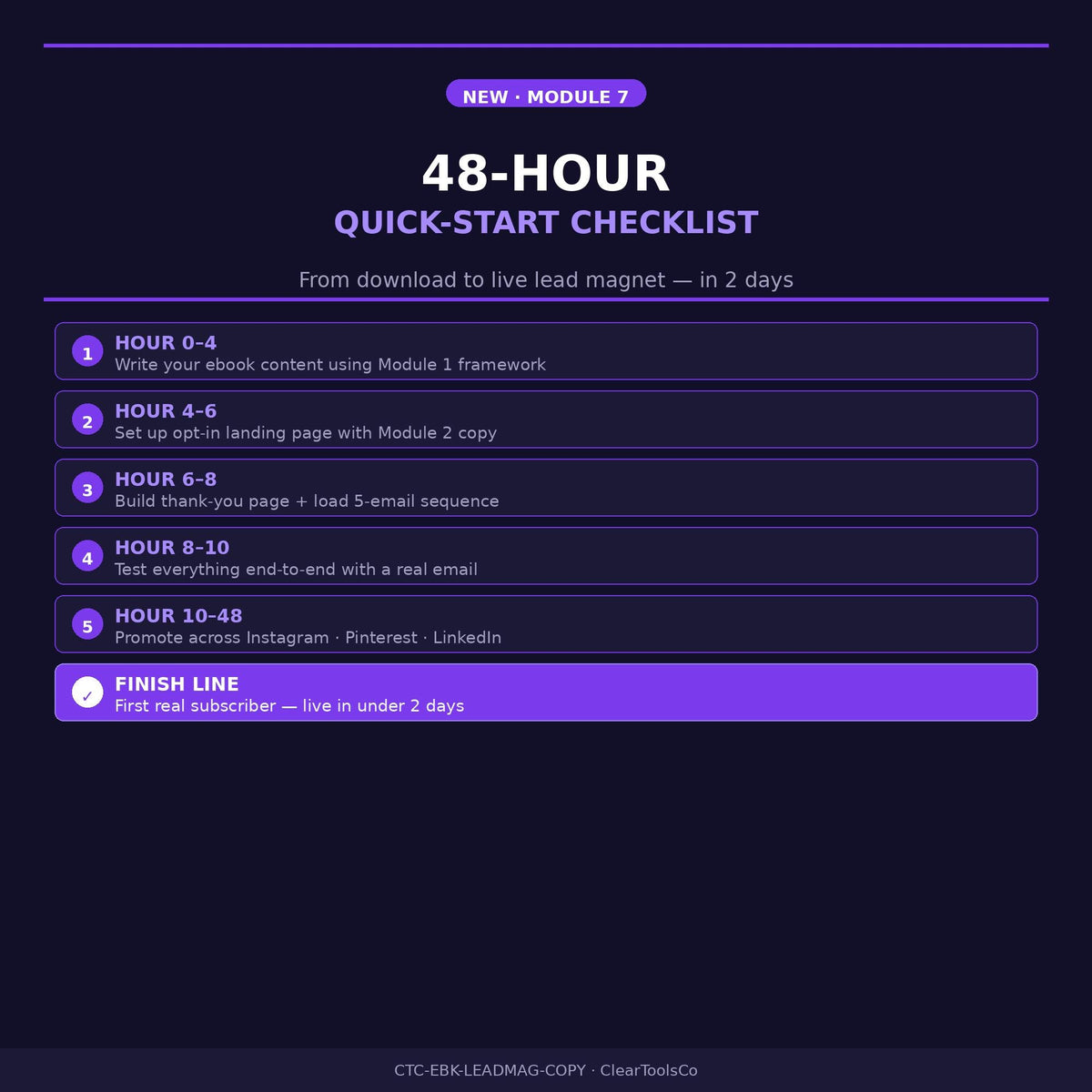 Lead Magnet Ebook Template | Opt-In Landing Page Copy + Email Sequence + Promotion Templates | Email List Building Kit