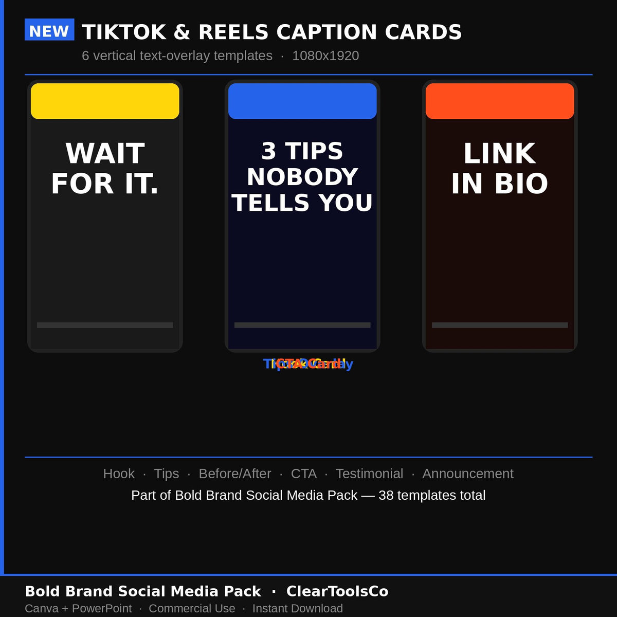 Canva Social Media Templates Bundle | Instagram Template Canva | Social Media Posts, Stories, Pinterest, LinkedIn | Bold