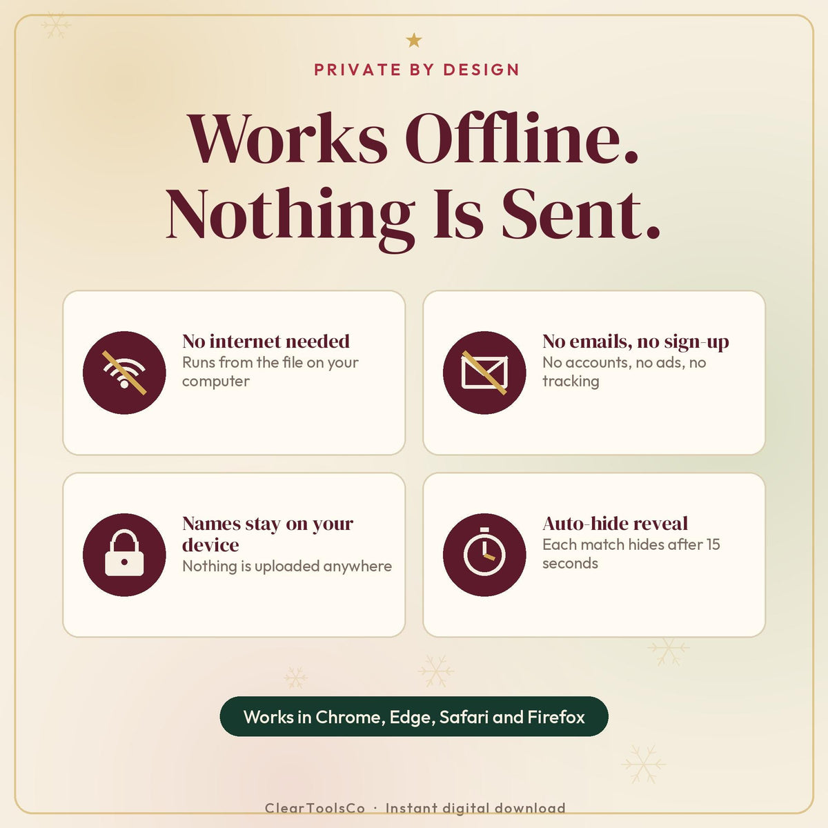 Secret Santa Questionnaire and Name Draw Generator, White Elephant Rules, Office Gift Exchange Game, Wichteln, Printable