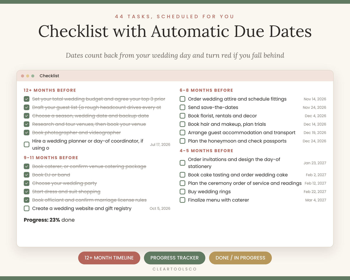 Wedding Budget Spreadsheet | Planner Excel & Google Sheets | Budget Tracker, Guest List, Seating Chart, Checklist, Count